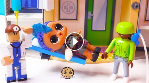 Roblox Fake Doctor At Hospital Playmobil Lol Surprise - 