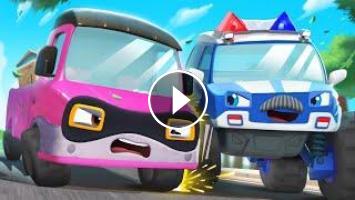 Super Police Truck Song | Monster Truck | Police Cartoon | Car Cartoon |  Kids Song | BabyBus