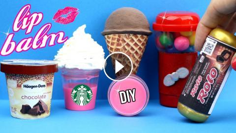 Diy Lip Balm 5 Mini Candy Liquid Starbucks - 