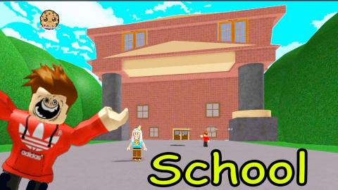At School During Summer Break Escape The School Obby Obstacle Course Roblox Game Play - roblox escape the butcher obby